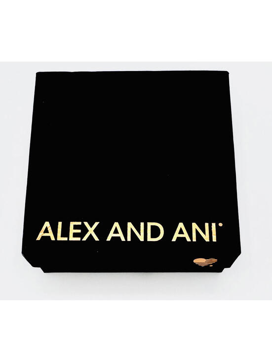 Alex and Ani NWT in box adjustable gold tone "Special Delivery" bangle - Picture 2 of 5